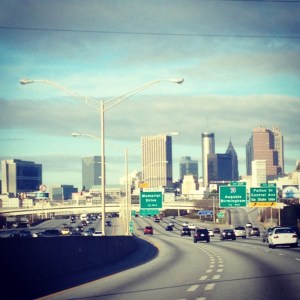 Passing through traffic-free Hotlanta