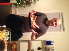 Philip shows off his legs