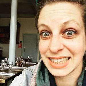 This is me being really excited that I'm finally eating at The Winding Stair. Do yourself a favor and get the bread pudding with whiskey sauce for dessert.